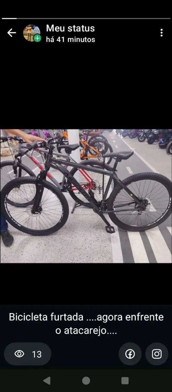 Bicicleta furtada,,,no João alves