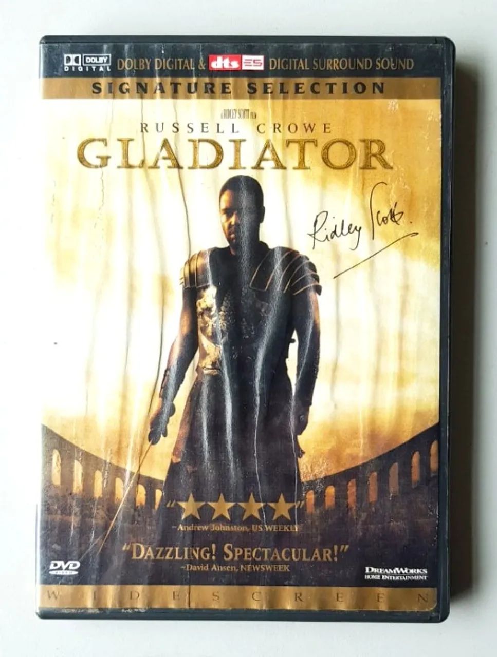 Dvd Importado Original - Gladiator (Russel Crowe) - DVD Duplo - 2000 - Usado 