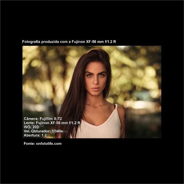 Fujifilm Fujinon Xf 56 mm f/1.2 R com 8 filtros profissionais - Foto 3
