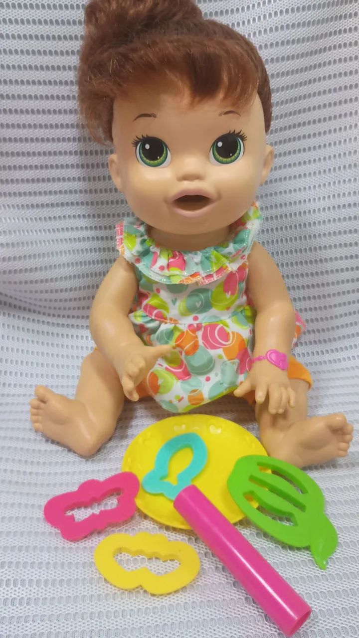 Baby alive comilona fala português 
