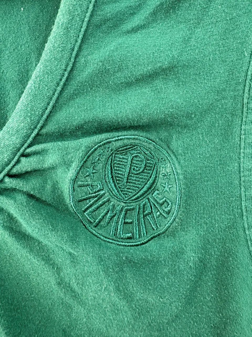 Camisa RARÍSSIMA Palmeiras feminina ALL GREEN algodão oficial original Adidas tamanho M - Foto 5