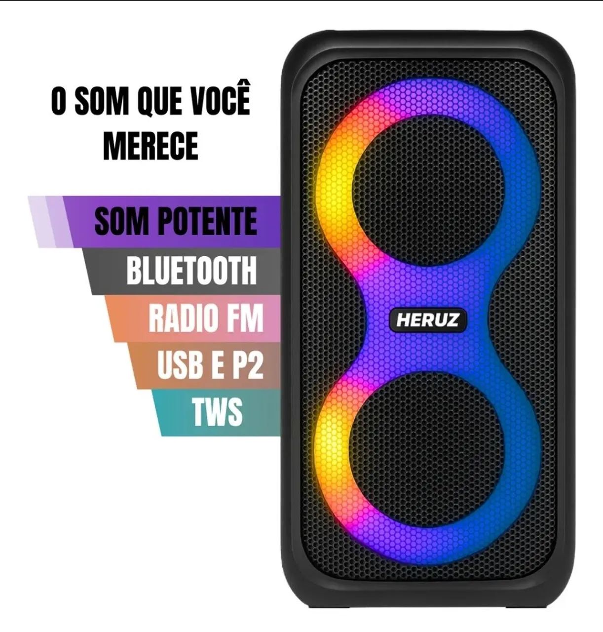 Caixa de Som heruz 