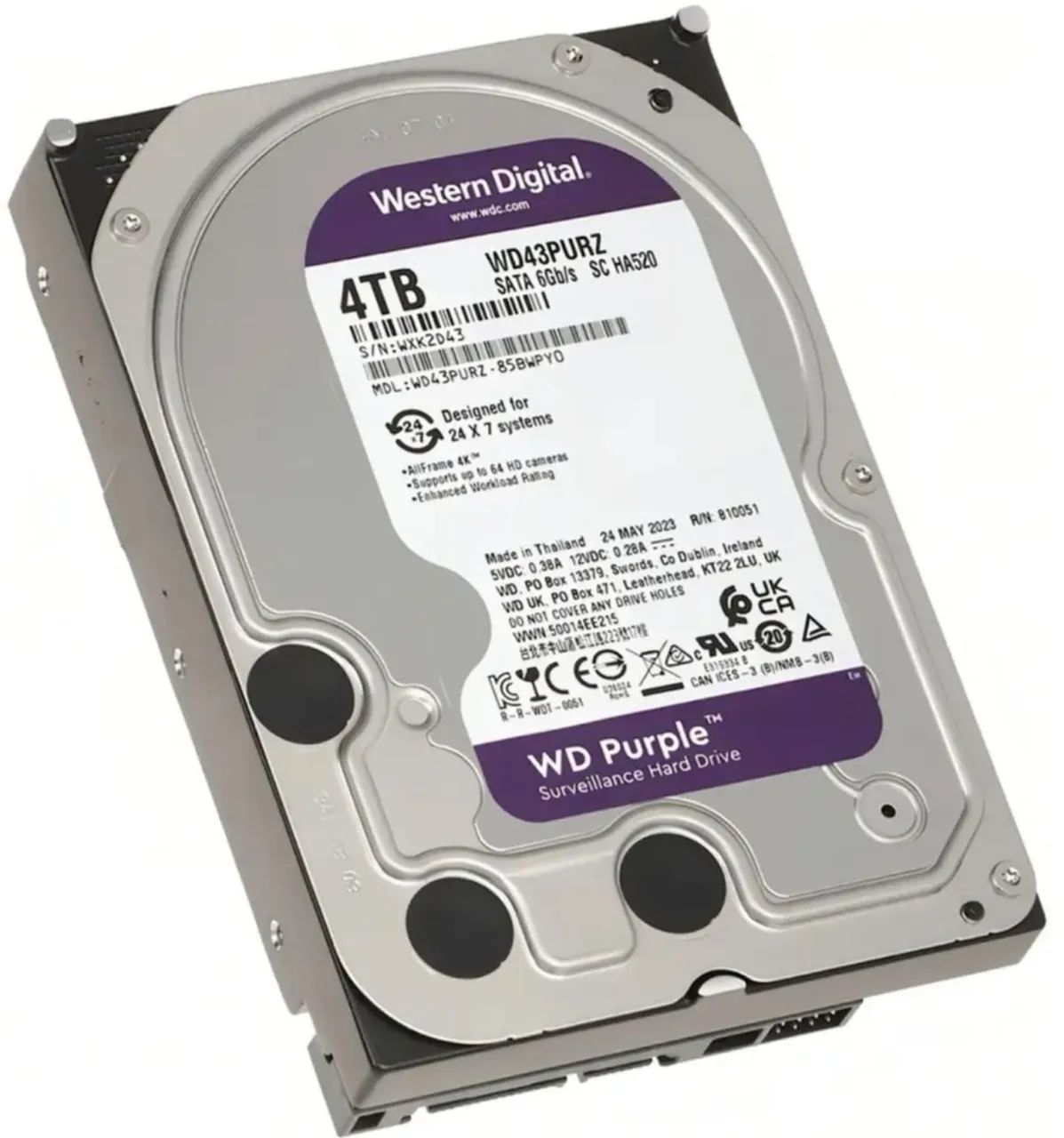 HD WD Purple 4TB 800,00