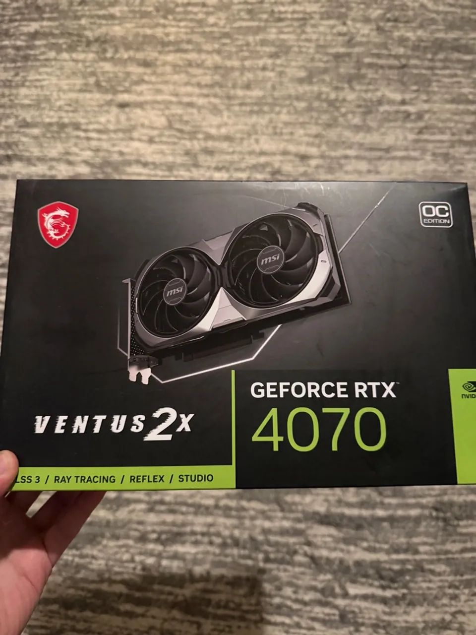 Nvidea GeForce RTX 4070 MSI 2x Ventus