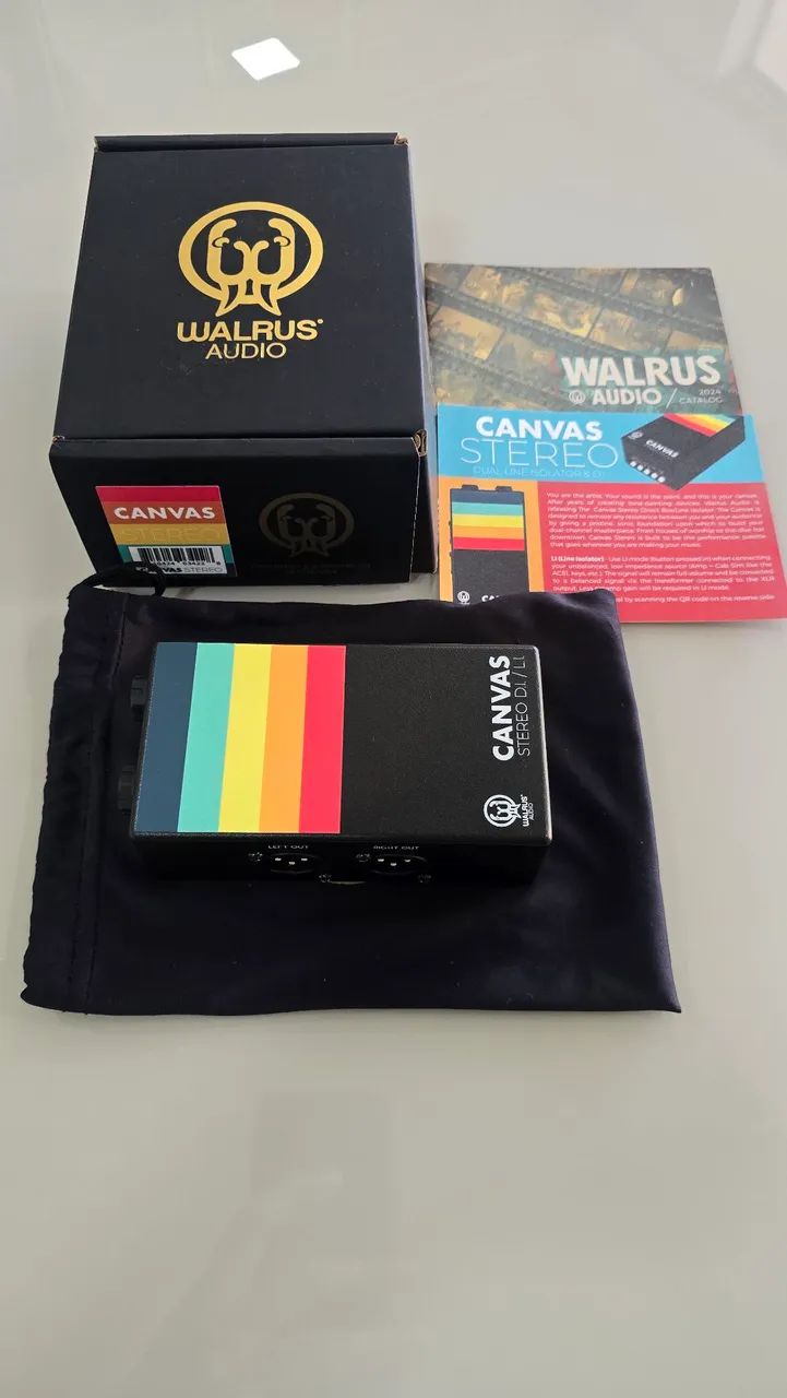 Walrus Canvas Stereo DI LI direct box - Instrumentos musicais