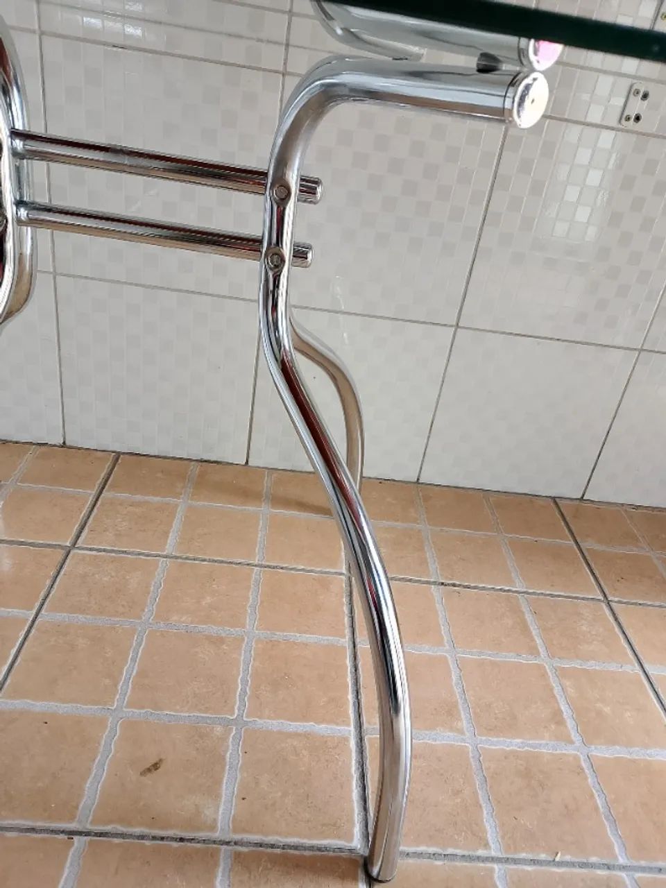 Mesa de vidro 4 lugares - Foto 2