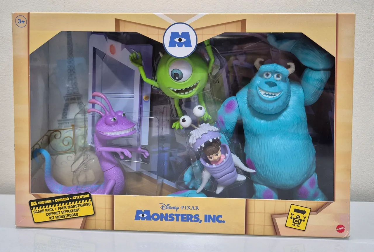 Bonecos kit Monstros S. A. Disney Pixar Mattel