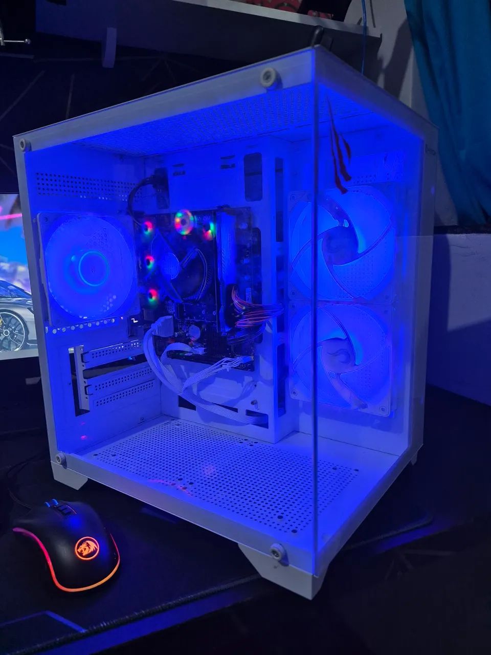 Pc gamer branco Rgb