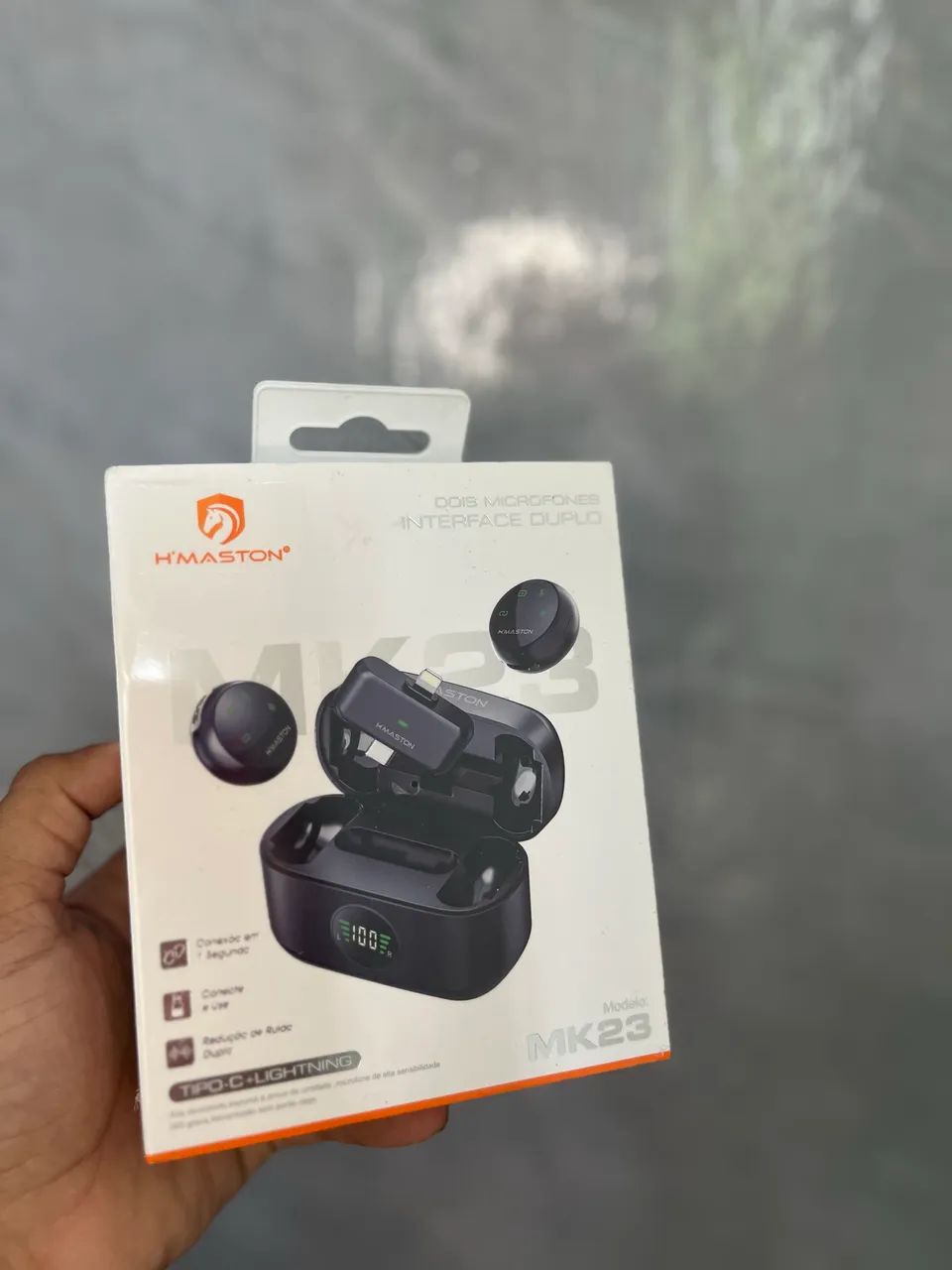 Microfone de lapela duplo profissional- ENTREGA A DOMICÍLIO 
