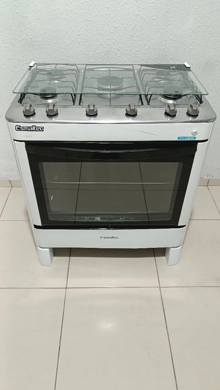 Fogão Esmaltec 5 bocas manual zerado cuida 