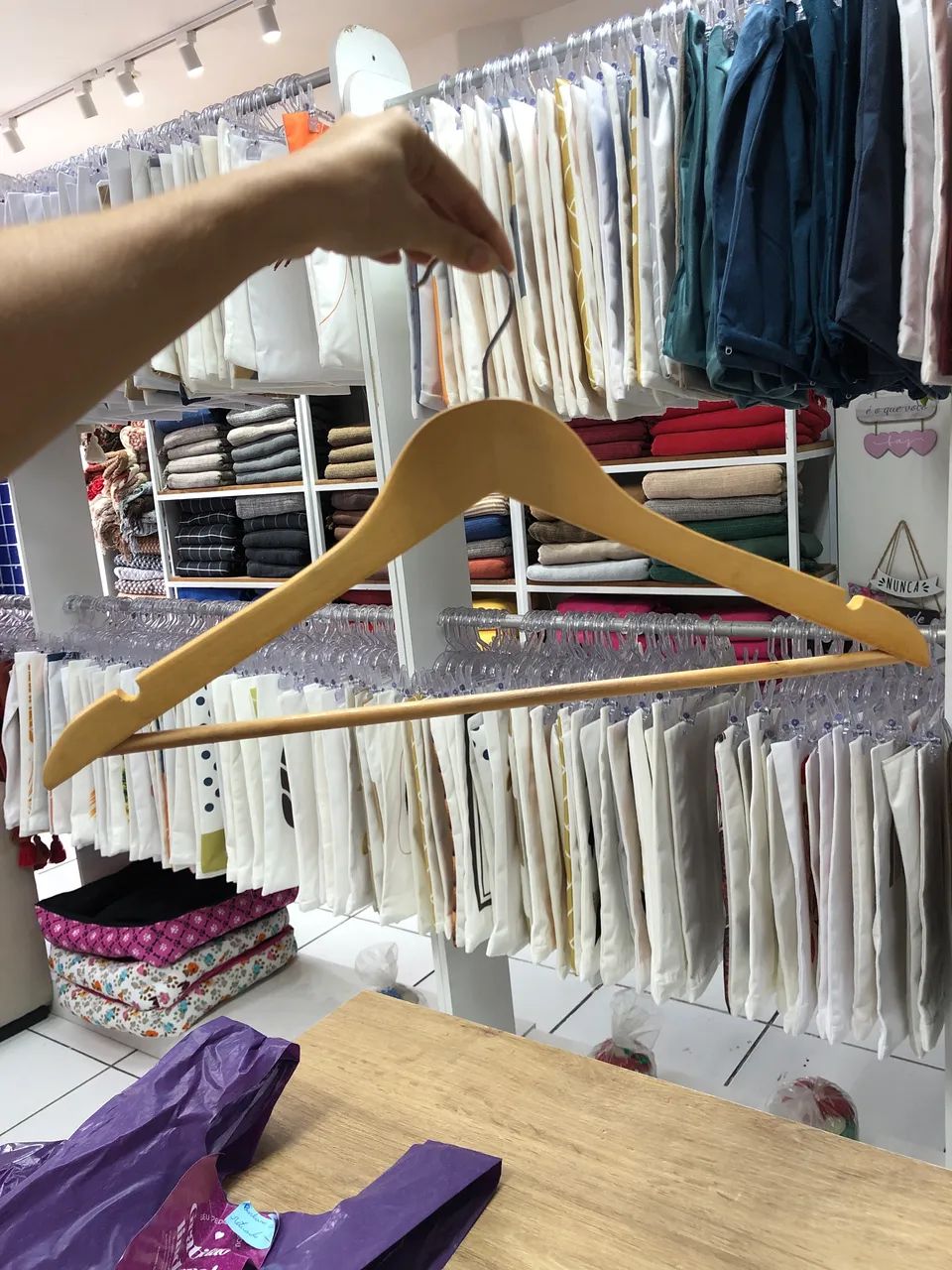 Cabide para calça e blusa  - Foto 3