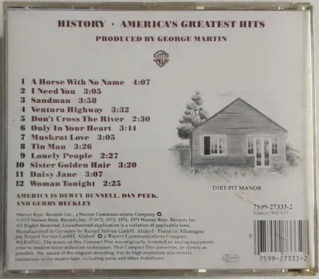 CD History: America's Greatest Hits (Importado - Alemanha) - Foto 2