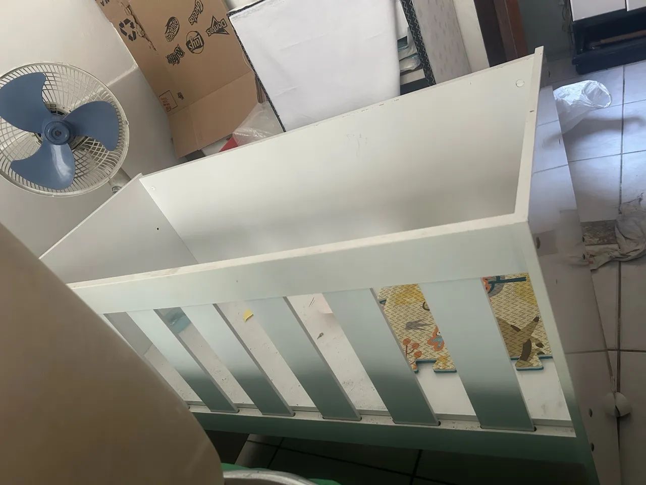 Berço compacto ideal pra quarto pequeno 94x44