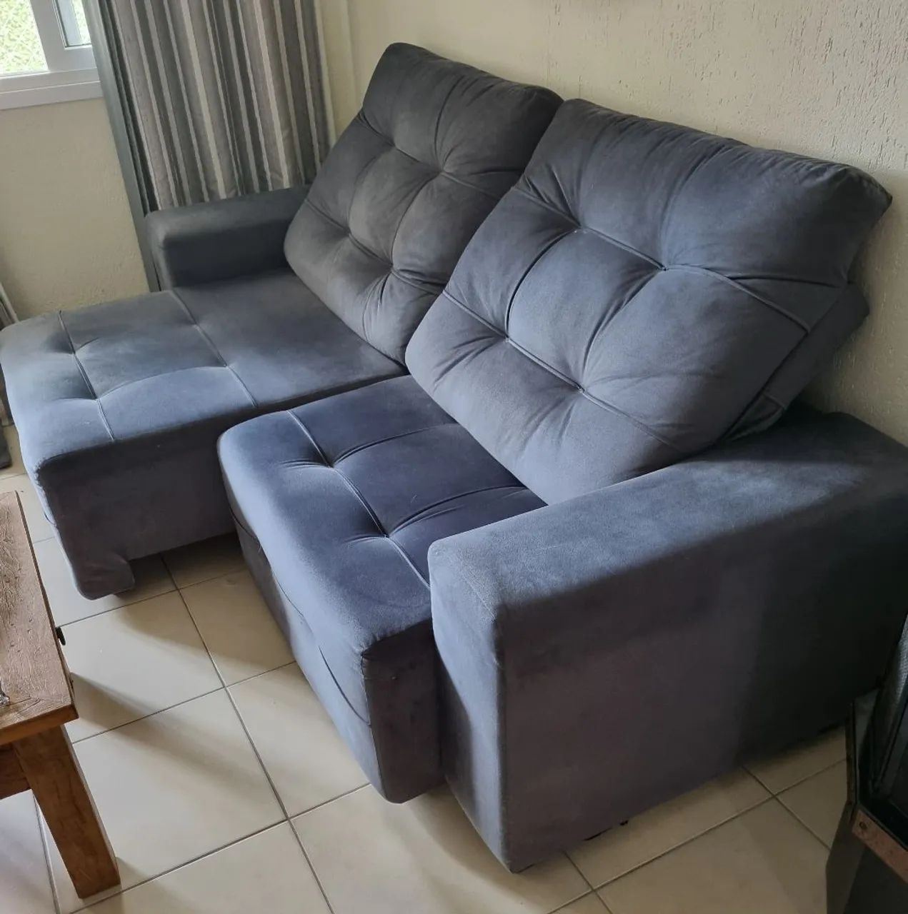 Sofá 4 lugares reclinável e retrátil  - Foto 3