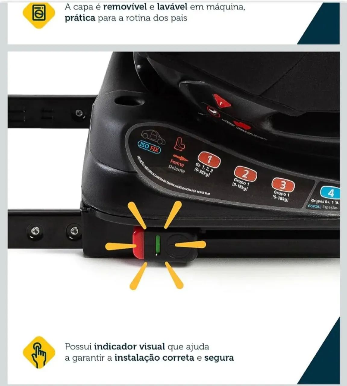 Cadeirinha bebe carro safety 1st - Foto 2