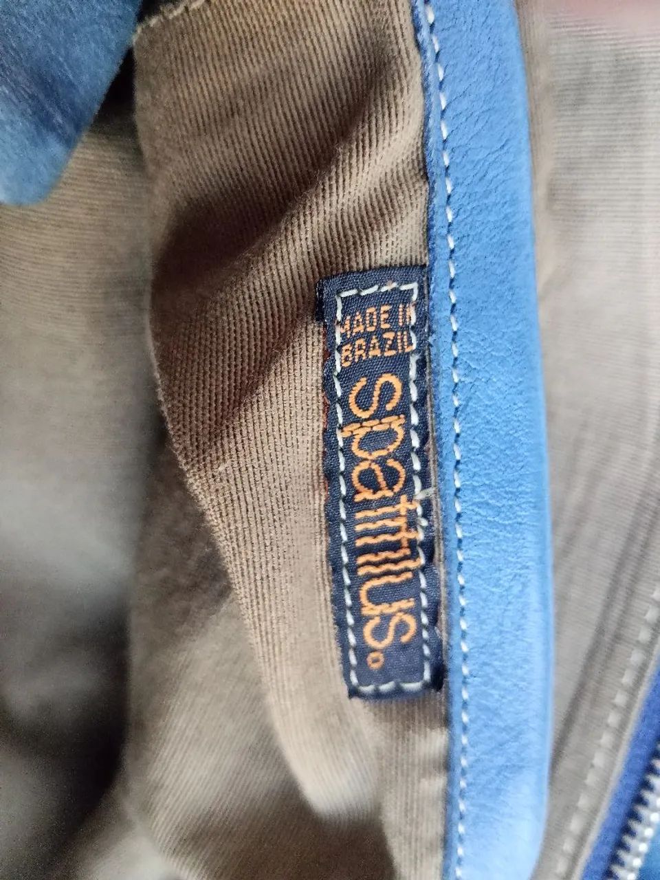 Bolsa de couro legítimo spatifillus tamanho 37x40 - Foto 5