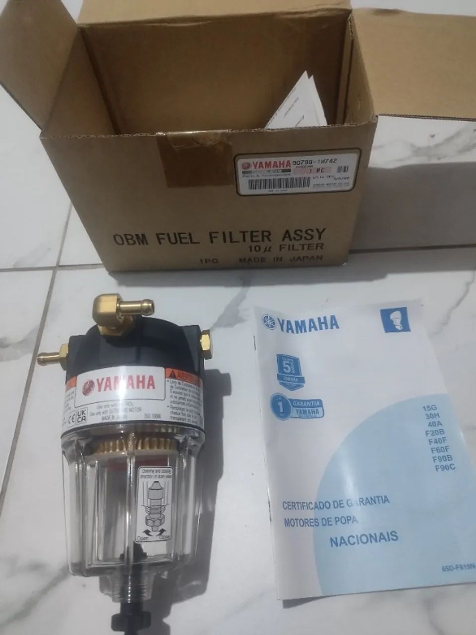 Filtro de óleo motores de popa