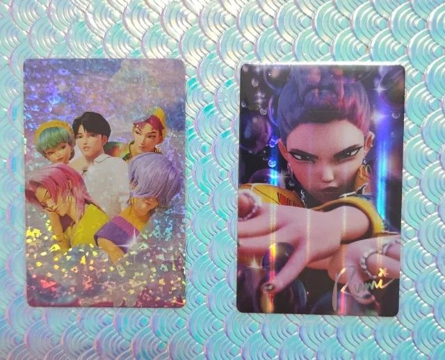 card guerreiras do kpop Rumi e saja boys MC 