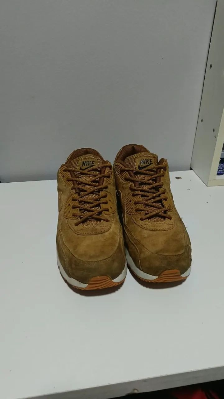 Nike Air Max 90 Camurça Caramelo - Foto 4