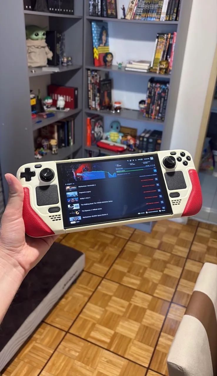 Steam Deck OLED 512gb + case + película de vidro + SSD.m