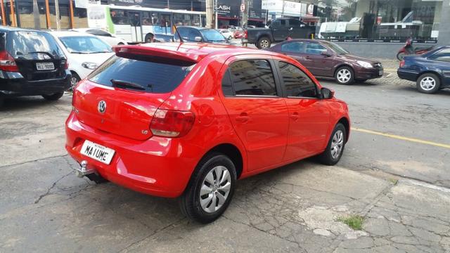 Vw Novo Gol trend 1.6 13/14 Flex Mec. Vermelho - Foto 6