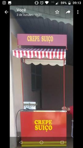 Vendo barraca de crepe suíço