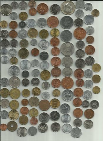 Moedas internacionais antigas - Foto 2
