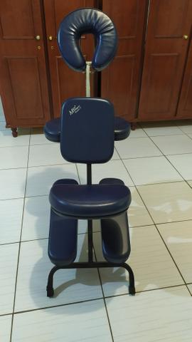 Cadeira quick massage + vapor de ozônio + kit pedras para massagem - Foto 3