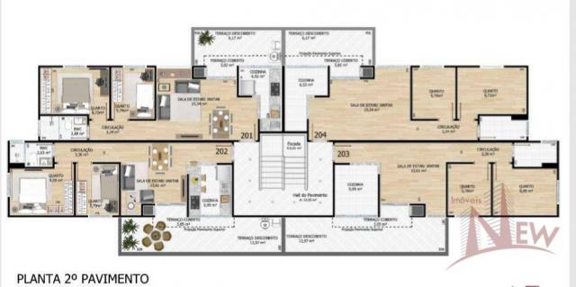 Apartamento 02 quartos no Parque da Fonte, São José dos Pinhais - Foto 3