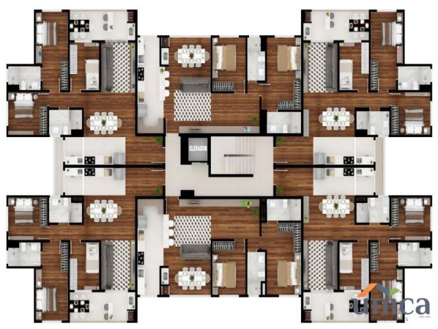 Apartamento à venda com 1 dormitórios em Cascatas, Campo alegre cod:UN01106 - Foto 2