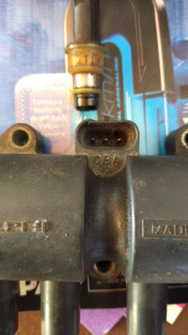 Bobina de Ignição 3 Pinos Original + Flauta com Bicos injetores originais GM Celta - Foto 2
