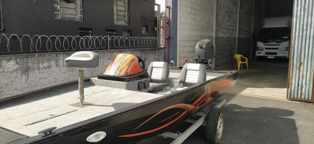 Barco BassBoat Alumínio completo