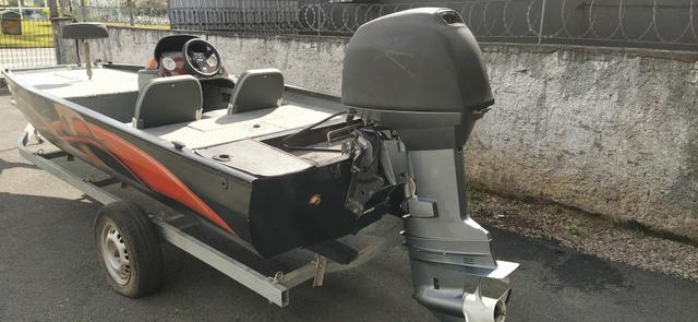Barco BassBoat Alumínio completo - Foto 2