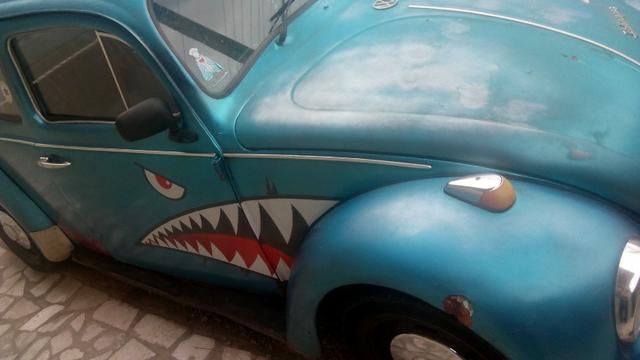 Torro Fusca azul 1972