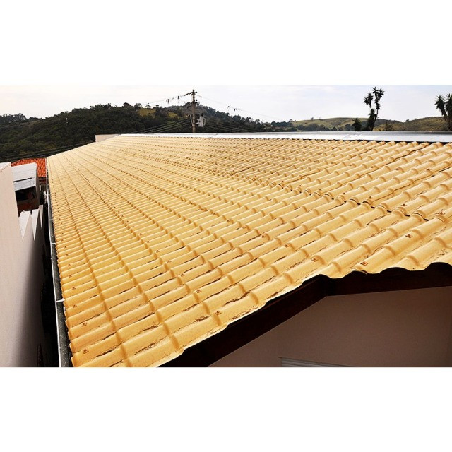 Telha de PVC Precon tipo Colonial cor Cerâmica ou Marfim 3,28x0,86 - Foto 2
