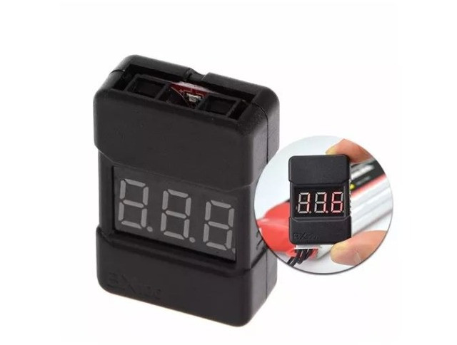 Alarme Buzzer Medidor Voltagem Bateria 1-8s Bx100 2 em 1 Aeromodelismo Arduino COD-AM44  - Foto 3