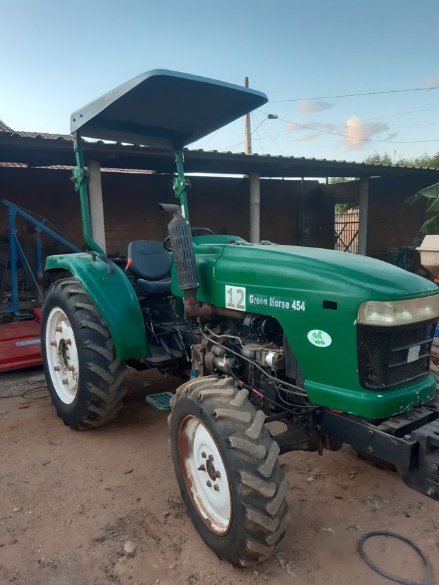 Trator green horse 454 4x4 ano 2007 trator 3 cilindro  