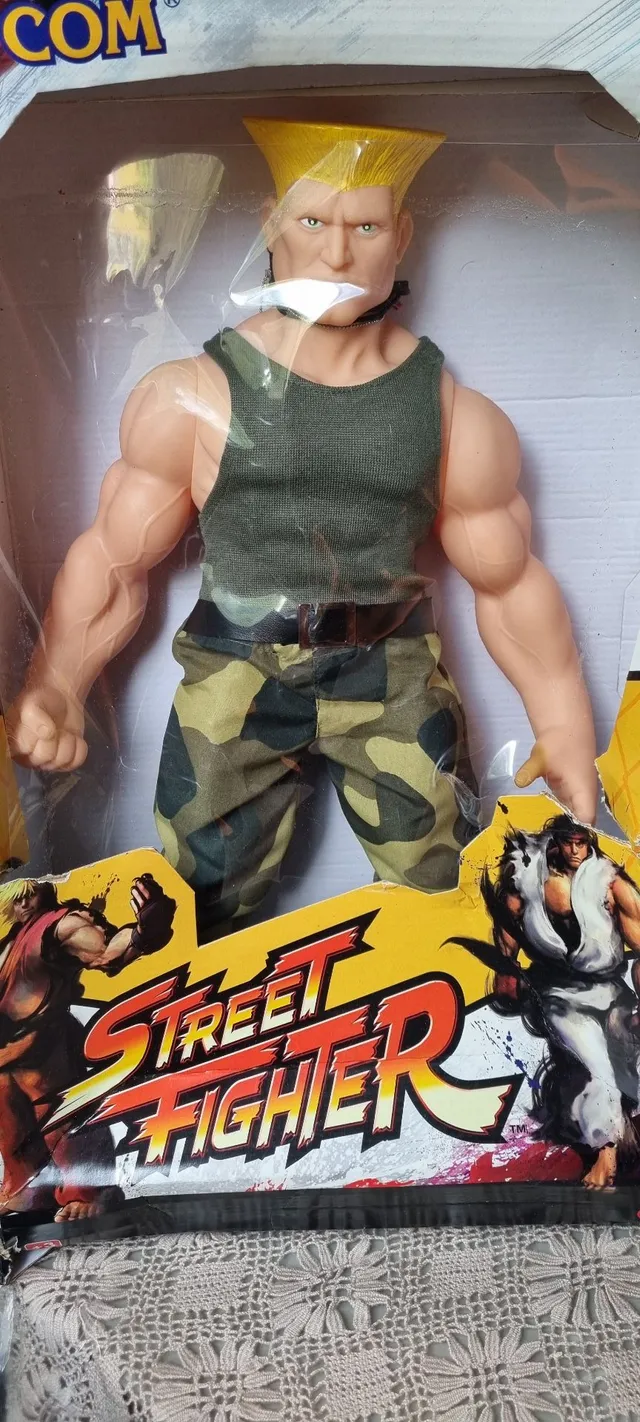 Boneco Guile Street Fighter - Brinquedos Anjo em Promoção na