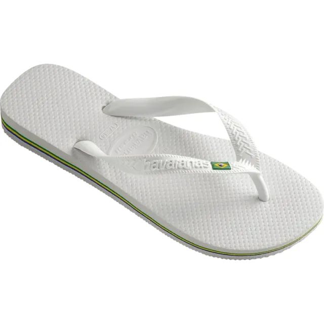 Chinelo Havaianas Brasil Brancas - Foto 2