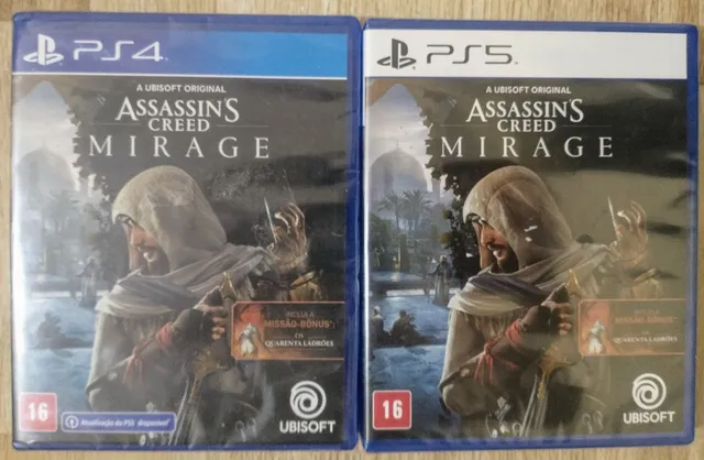 Assassins Creed Mirage Ps5/Ps4 Mídia Física Lacrado