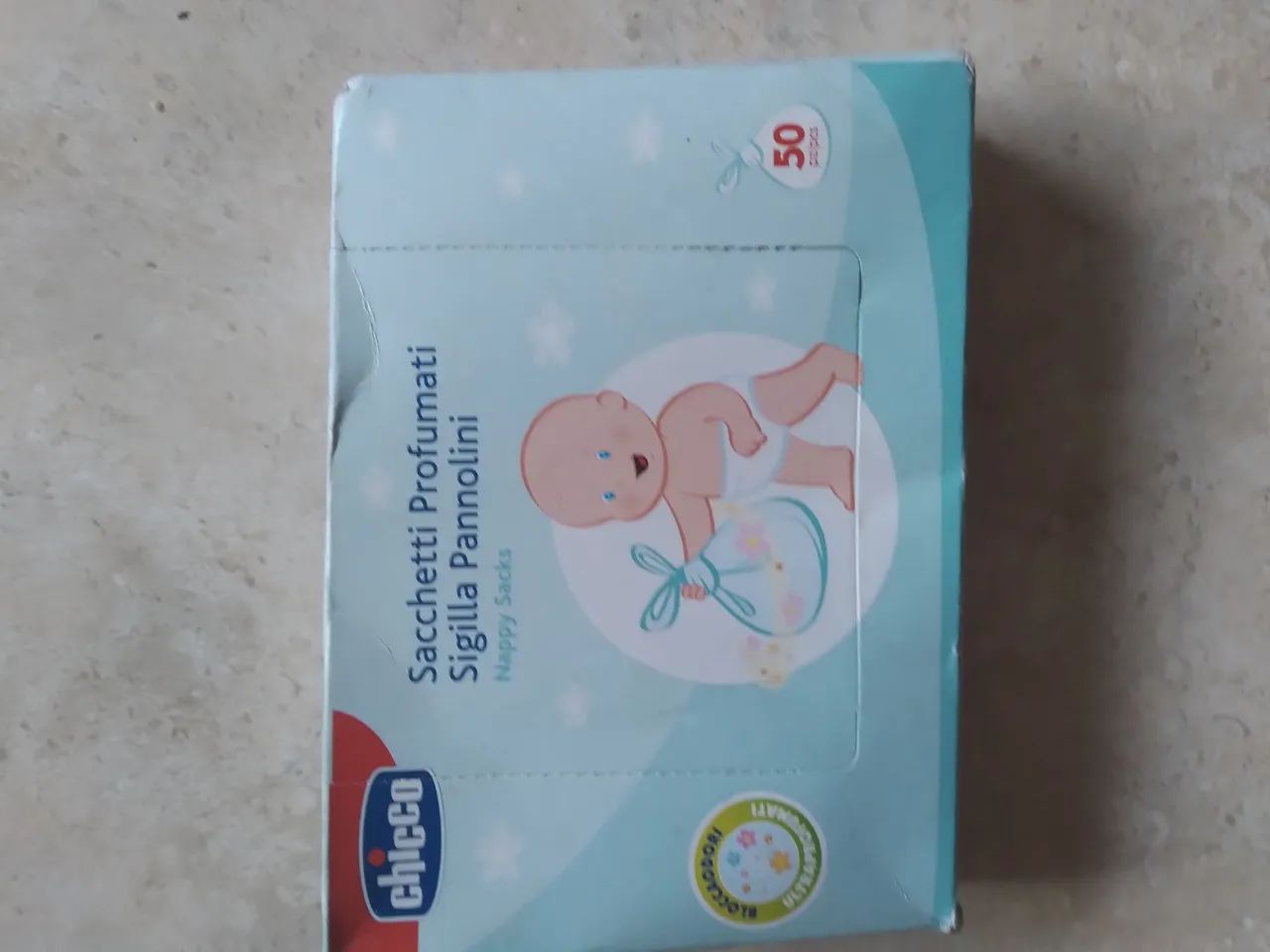 Sacos perfumados p fraldas suja Chicco - 50 unidades - Foto 4