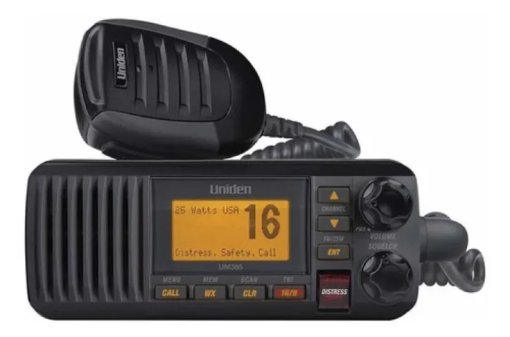 Radio Uniden Marine Um-385 Preto