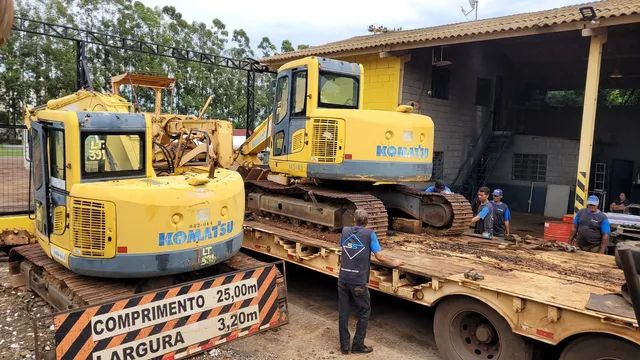 Minicarregadeira retroescavadeira escavadeira komatsu case new holland doosan - Foto 4