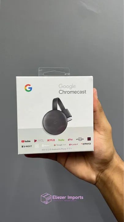 Google Chromecast com 800+ aplicativos - Aproveite!