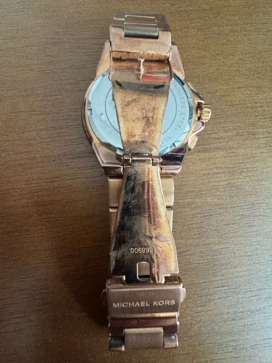 Relógio Michael Kors Feminino Rose Gold - Foto 4