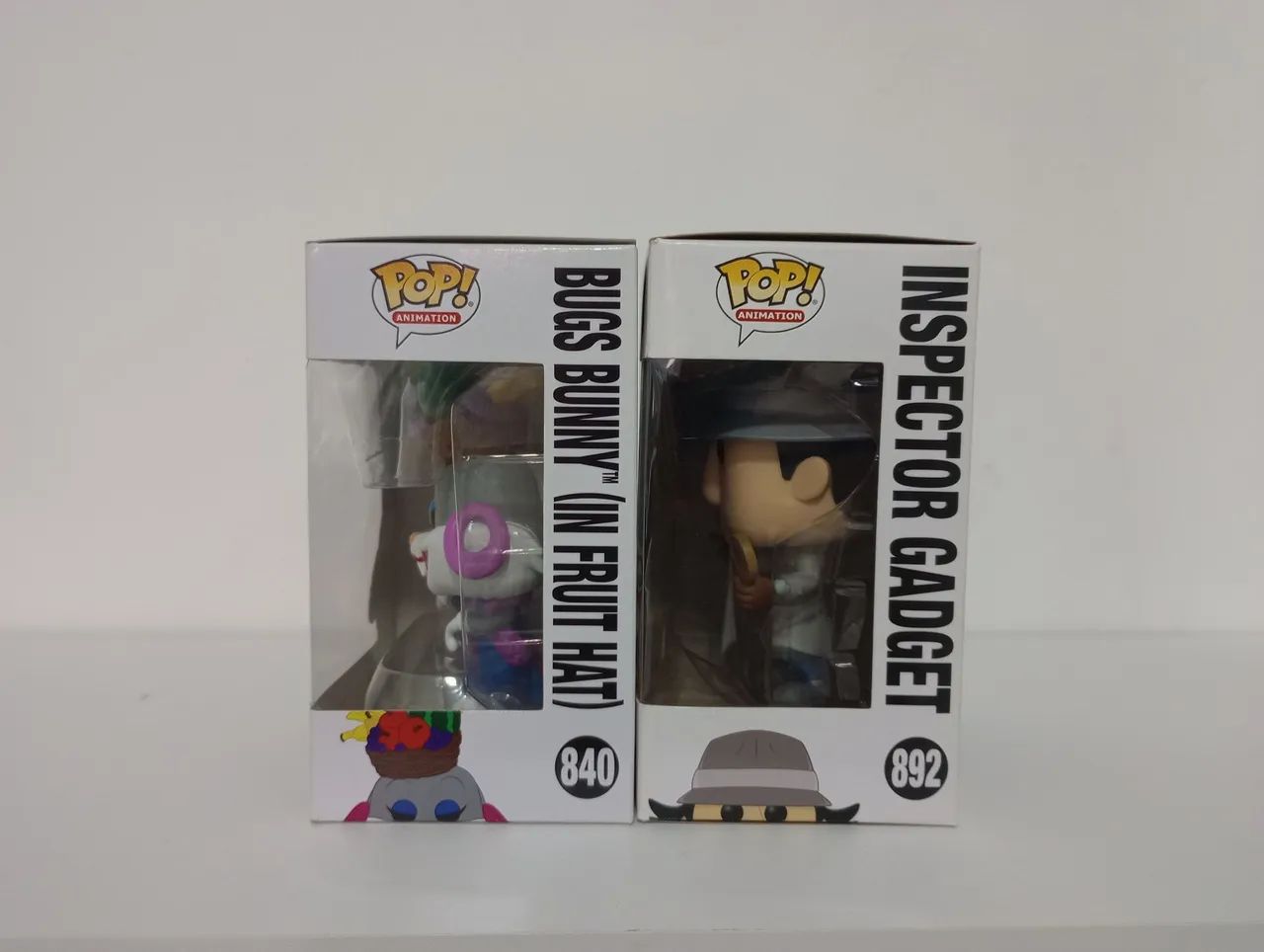 Pops Vaulted - Bugs Bunny 840 and Inspector Gadget 892 (box with detail)63825090212481123