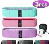 Kit Hip Band Elástico Extensor 3 Níveis  Pernas e Glúteos - Foto 2