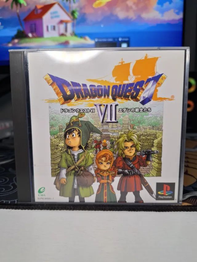 Dragon Quest VII - Mídia preta