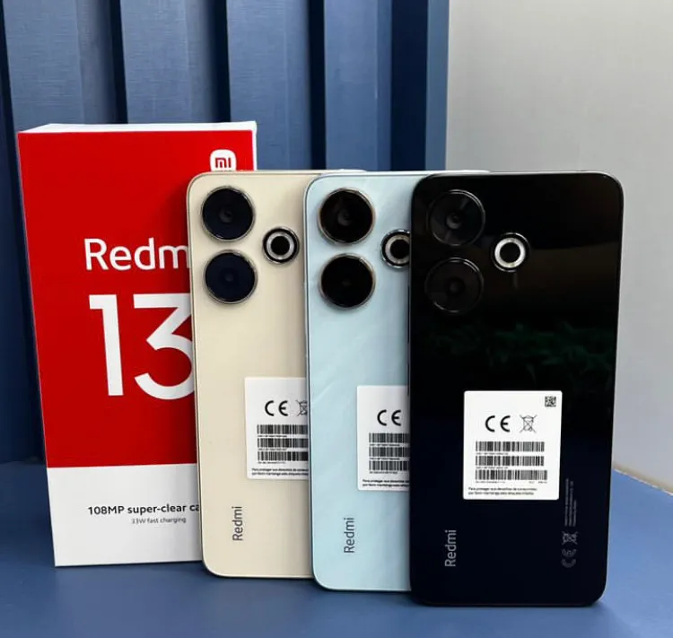 Xiaomi Redmi 13 256Gb 08Gb Ram Lacrado 3 cores Preto Azul Dourado Entrega Oferta Sexta