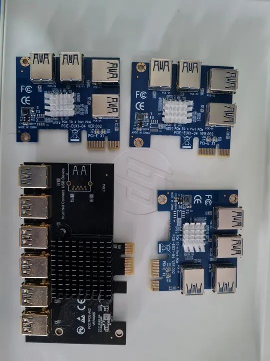 Rig de Mineração - Hardware e acessórios.
